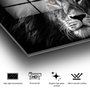 Wallity Cuadro Decorativo de Vidrio Templado Multicolor 70 x 100 cm